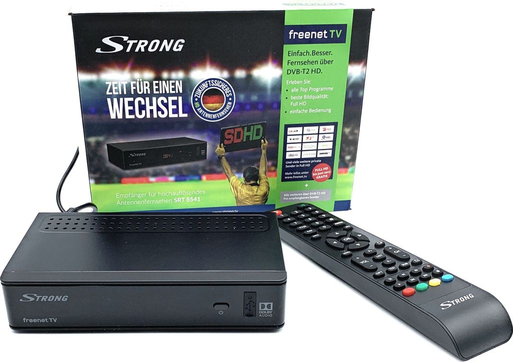AULCMEET Telecomando Sostituzione per Strong Reciever SRT 82, STR 8206, STR 8209, STR 8222, SRT82 STR8206 STR8209 STR8222