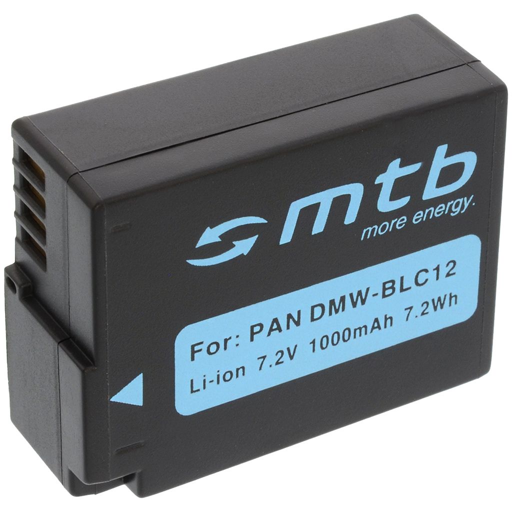 Panasonic DMW-BLC12 Batterie Akku 1000mAh ersetzt Panasonic Lumix DMC-FZ300 