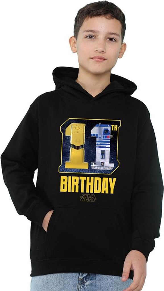 Star Wars - Kapuzenpullover für Kinder, 11. Geburtstag TV24470 (116) (Marine)