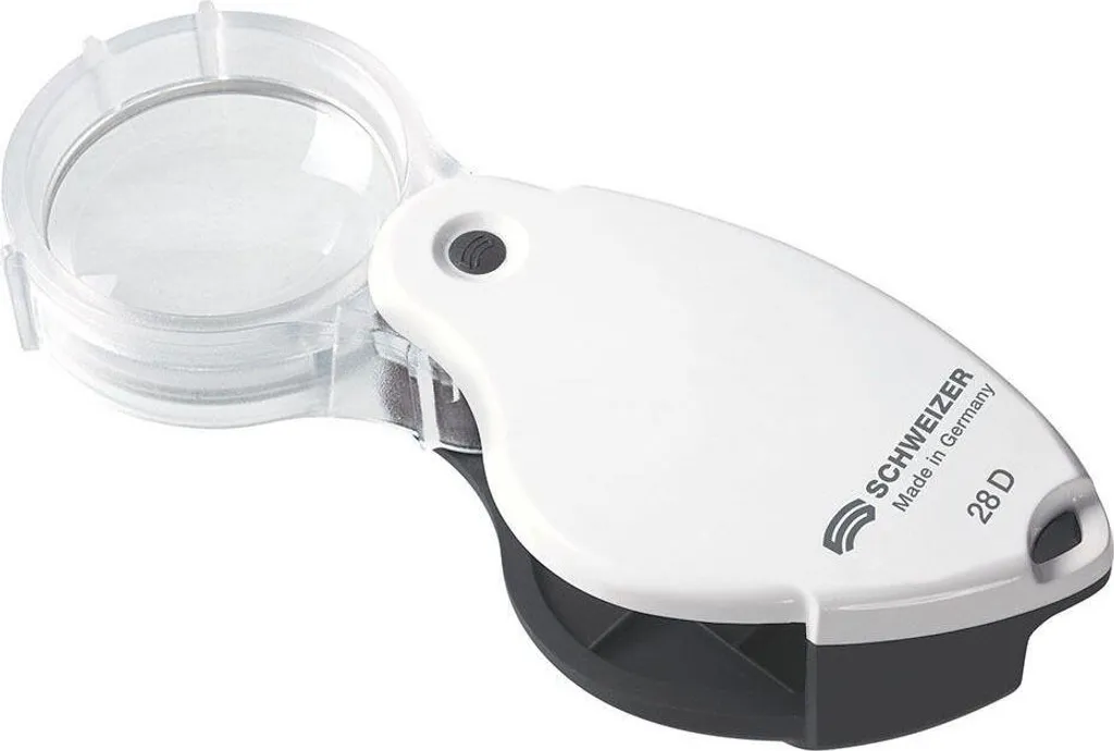 Loupe de lecture 7x Schweizer ERGO-Pocket 35mm pour malvoyants et pro