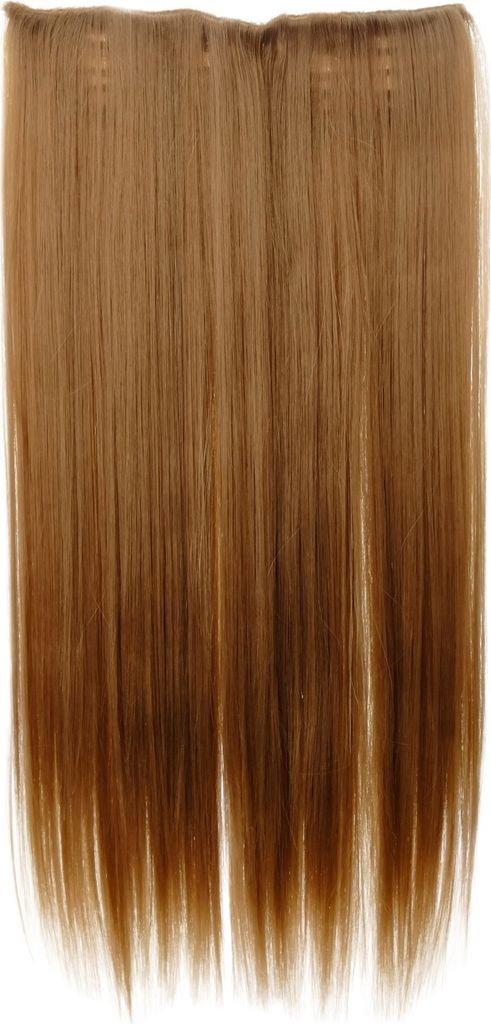 WIG ME UP Haarteil Extension 5 Clips Dunkelblond L30172-19 Produktbild 