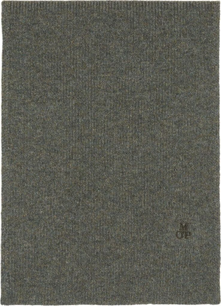 Marc O'Polo Schal Knitted Scarf Graphite Grey Melange grau