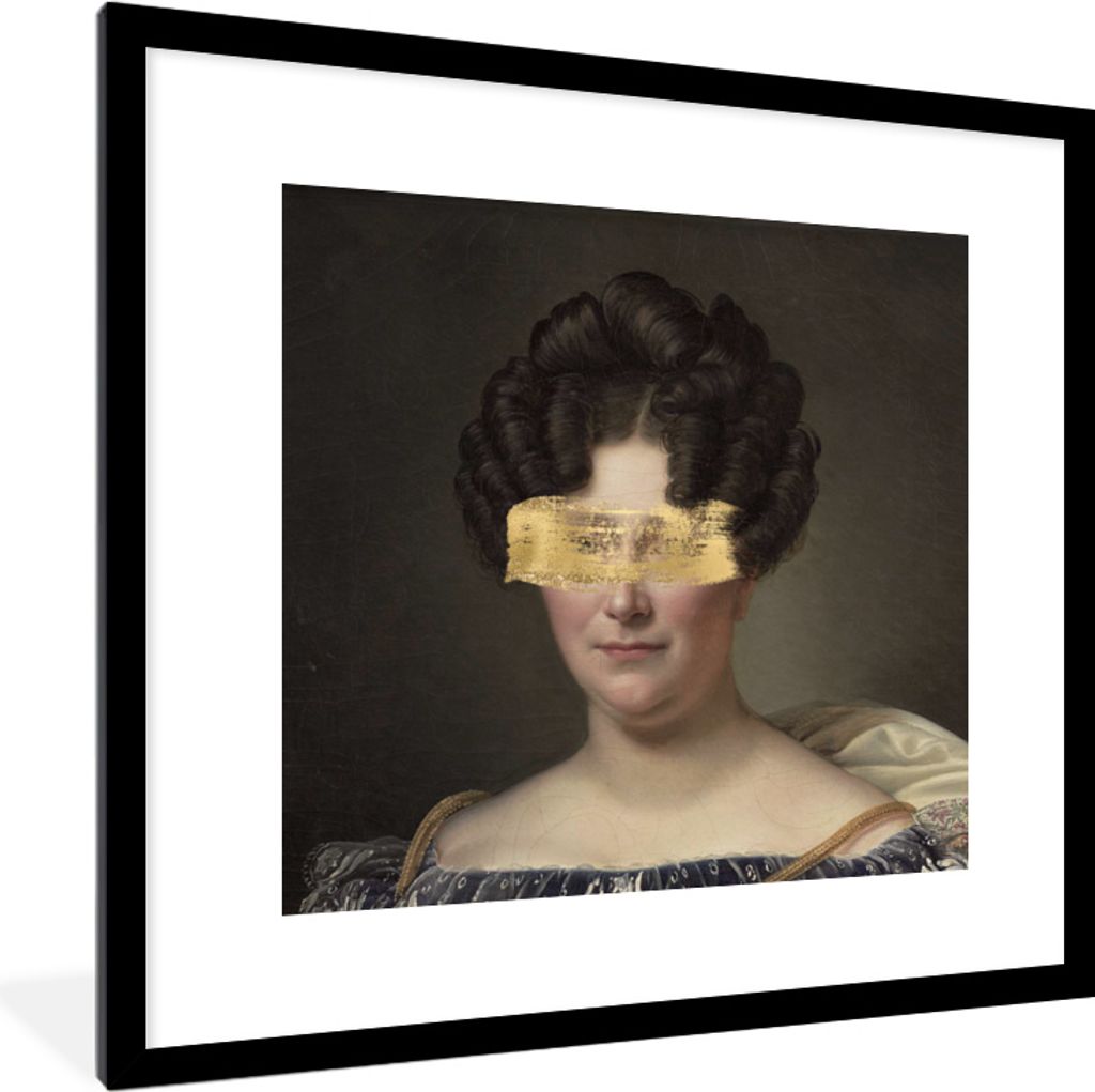 MuchoWow® MuchoWow® Gerahmtes Poster Frau - Kunst - Farbe Produktbild 