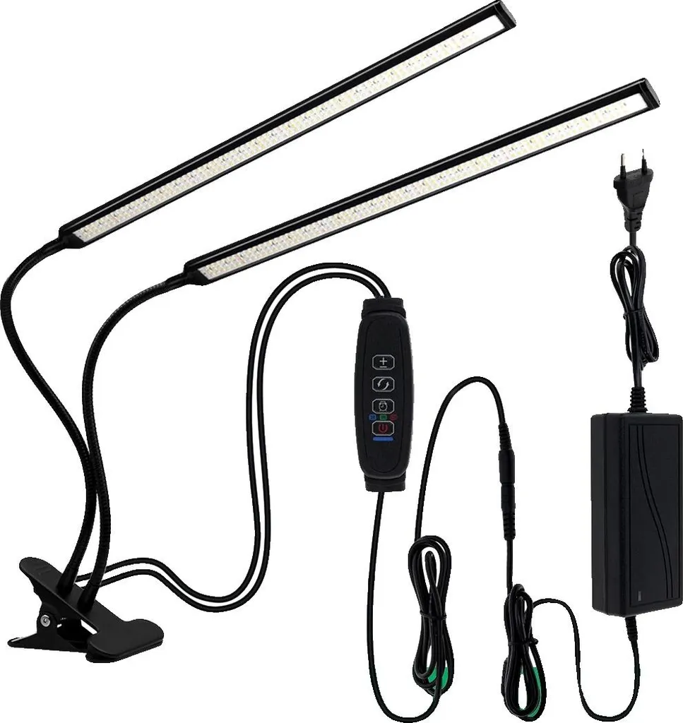 Évitez le manque de lumière : Lampe croissance 60W Clip-on réglable Prise EU