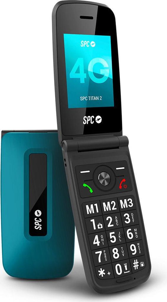 SPC Titan 2 – Cellulare a conchiglia per anziani, 4G, tasti Immagine del prodotto 