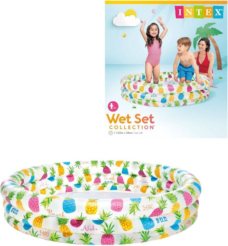 Intex Kinder Planschbecken 3-Ring-Pool Fishbowl Produktbild 6