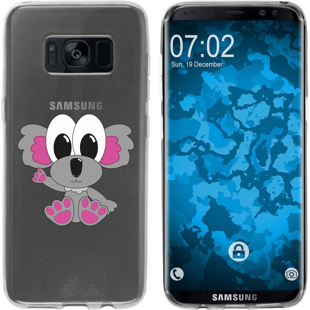 PhoneNatic Case kompatibel mit Samsung Galaxy S8 Silikon-Hülle Cutiemals M6