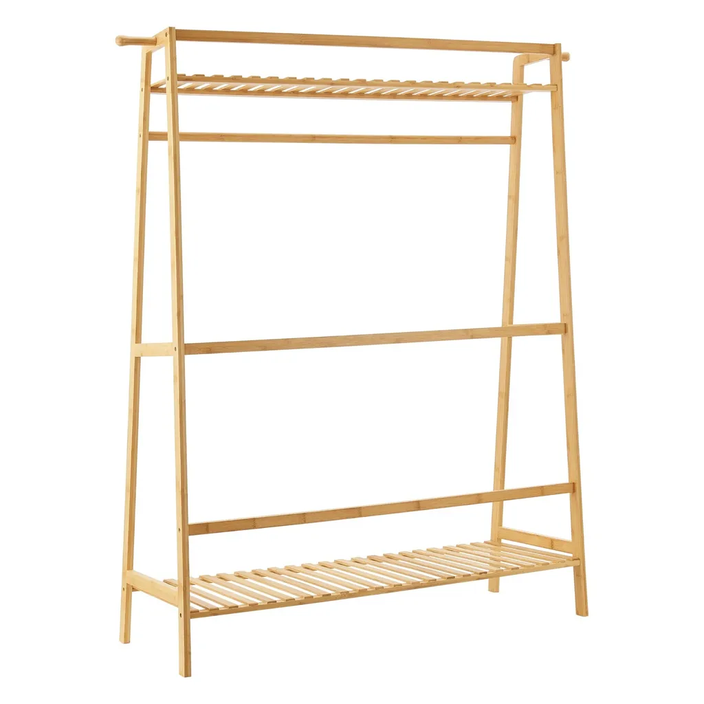 Porte-manteau bois écologique Kaden au design élégant et finition naturelle