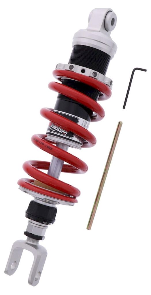 Federbein für Yamaha XSR 900 A ABS MTM850 Baujahr 2016-2019 von YSS MZ456-330TRL-63-85 - Neu