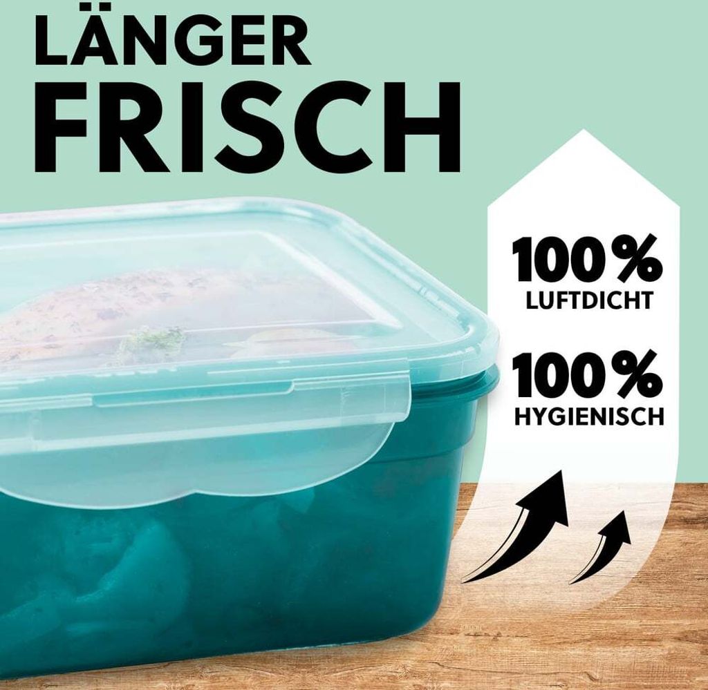 GOURMETmaxx Frischhaltedosen klick-it 7er Set BPA-freie Produktbild 3