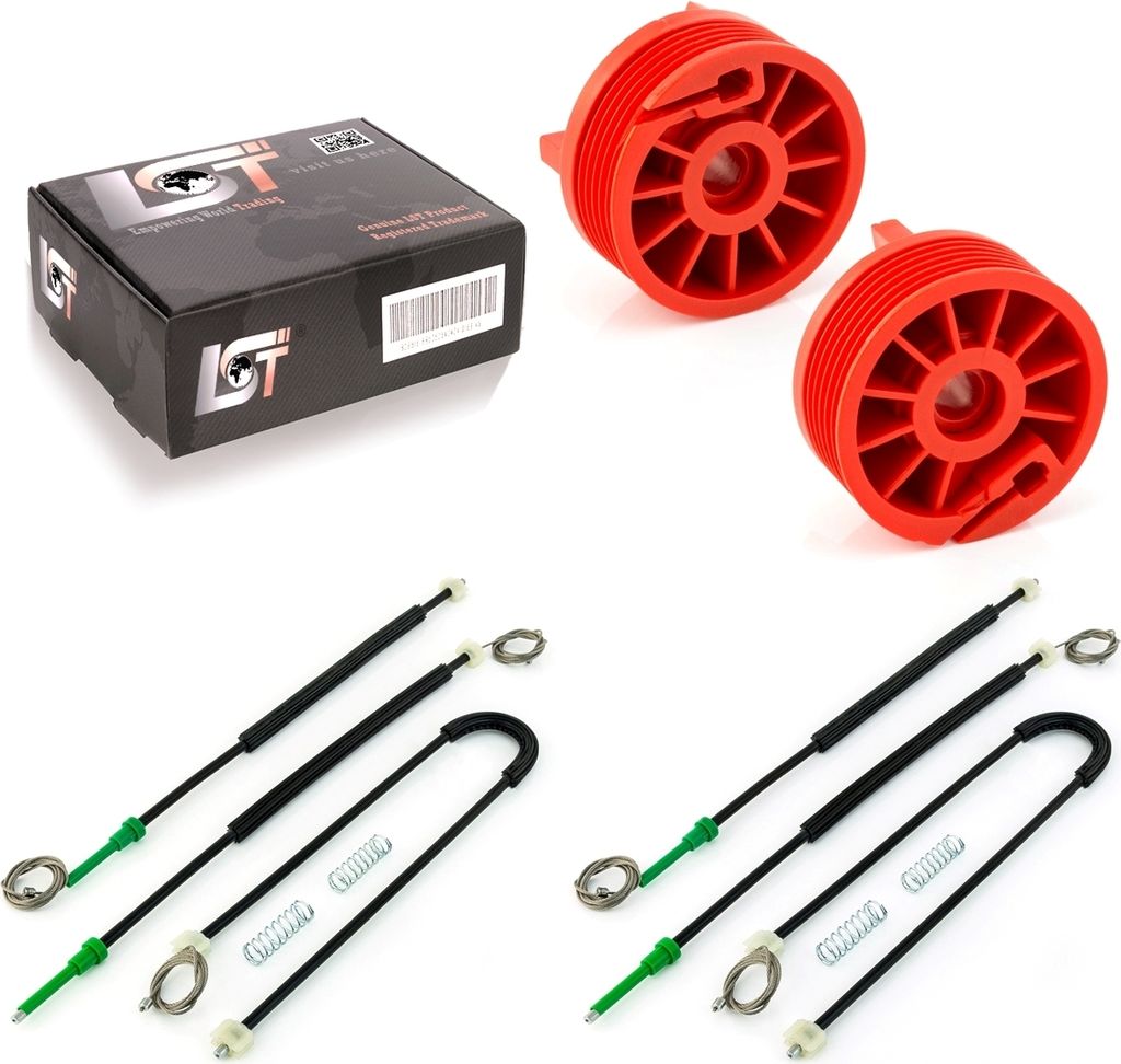 2X Fensterheber Reparatursatz Set Vorne L + R 4/5-Türig Für Renault Clio 3 Iii