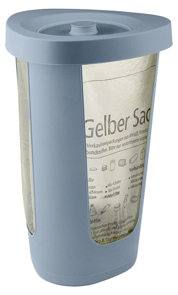 Rotho Müllsackständer 50L Fabu - Gelber Sack Halter - Produktbild 