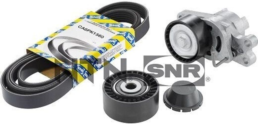 NTN SNR KA859.42 Keilrippenriemensatz passend für PEUGEOT 206 Schrägheck (2A/C) 206 SW (2E/K) PARTNER Kasten PARTNER Combispace (5F) PARTNER Kasten