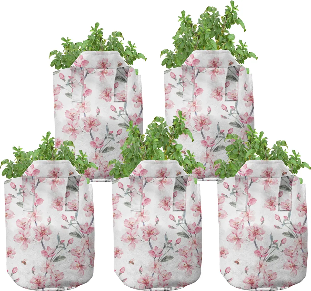 Pots de jardinage pour balcon et terrasse 5 gallons Sakura, Pack de 5