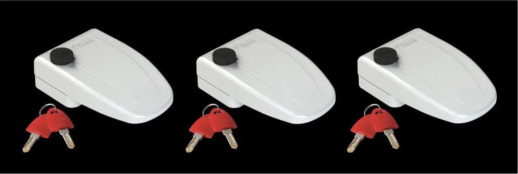 Serrure de Sécurité Fiamma Safe Door Triple pour Soute et Porte Cellule