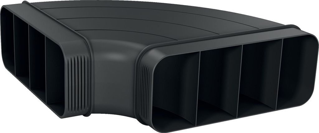 90° Flachkanalbogen HZ9VDSB1, Rohr Produktbild 