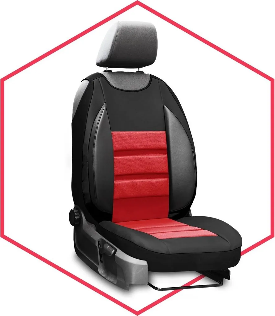 Offerta Coprisedili Auto Rossi Honda Accord - Set Completo 5 Posti - 10