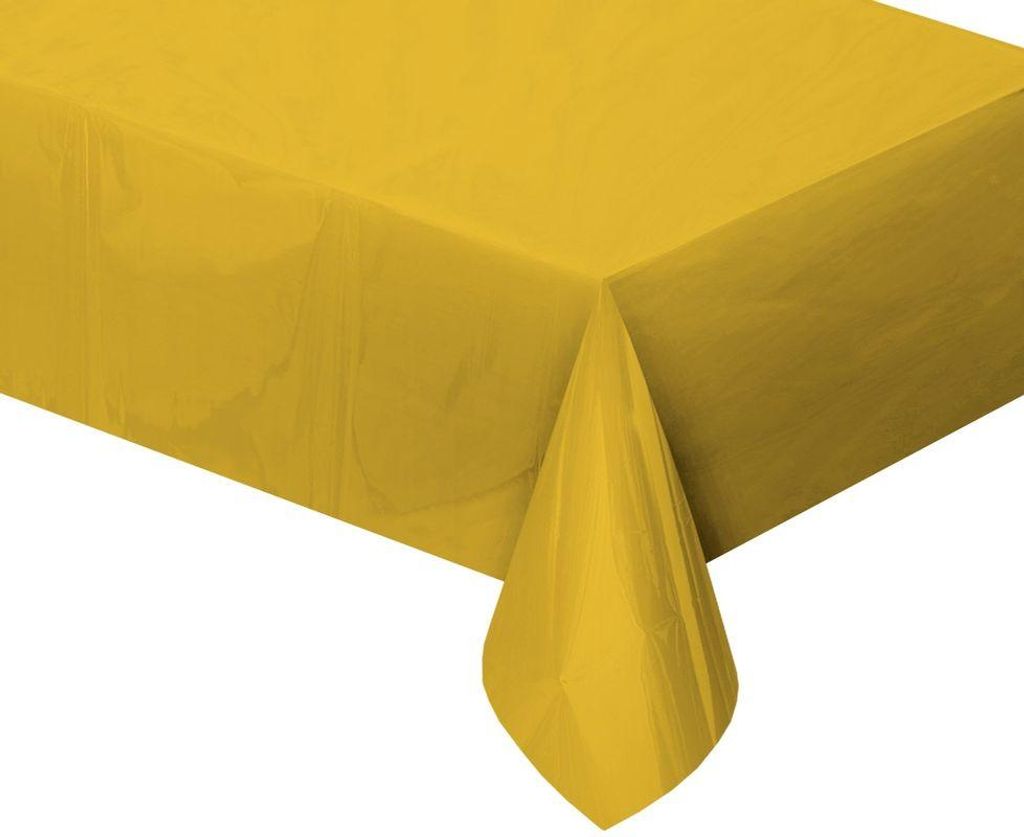 Obrus foliowy, Złoty, Połyskujący, 137 x 183 cm Zdjęcie produktu 