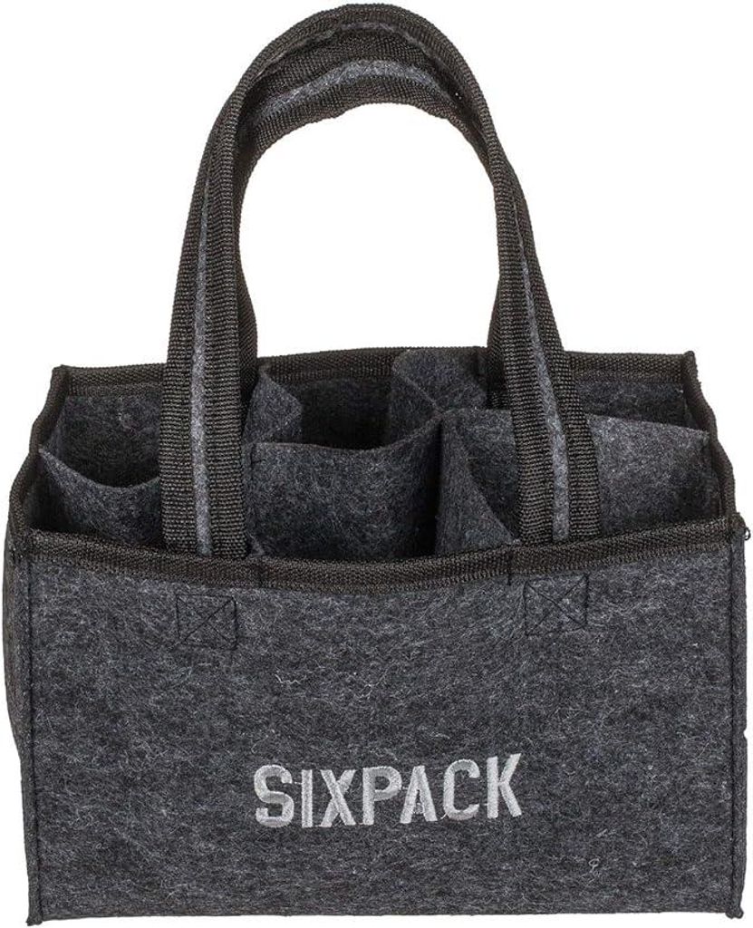 OOTB Flaschentasche aus Filz mit 6 Fächern Sixpack Produktbild 