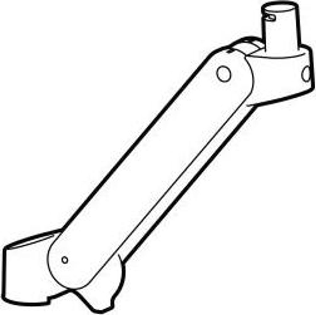 Ergotron Montagearm für Stange - Weiß - max. 9,98 kg Traglast