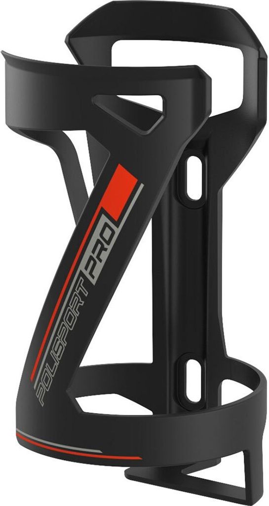 Polisport Bike Side Flaschenhalter Schwarz Schwarz One Size