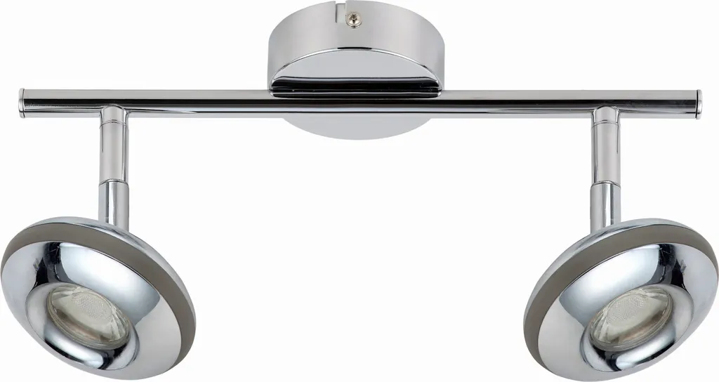 Spot LED de plafond design chrome idéal pour le salon ou les couloirs