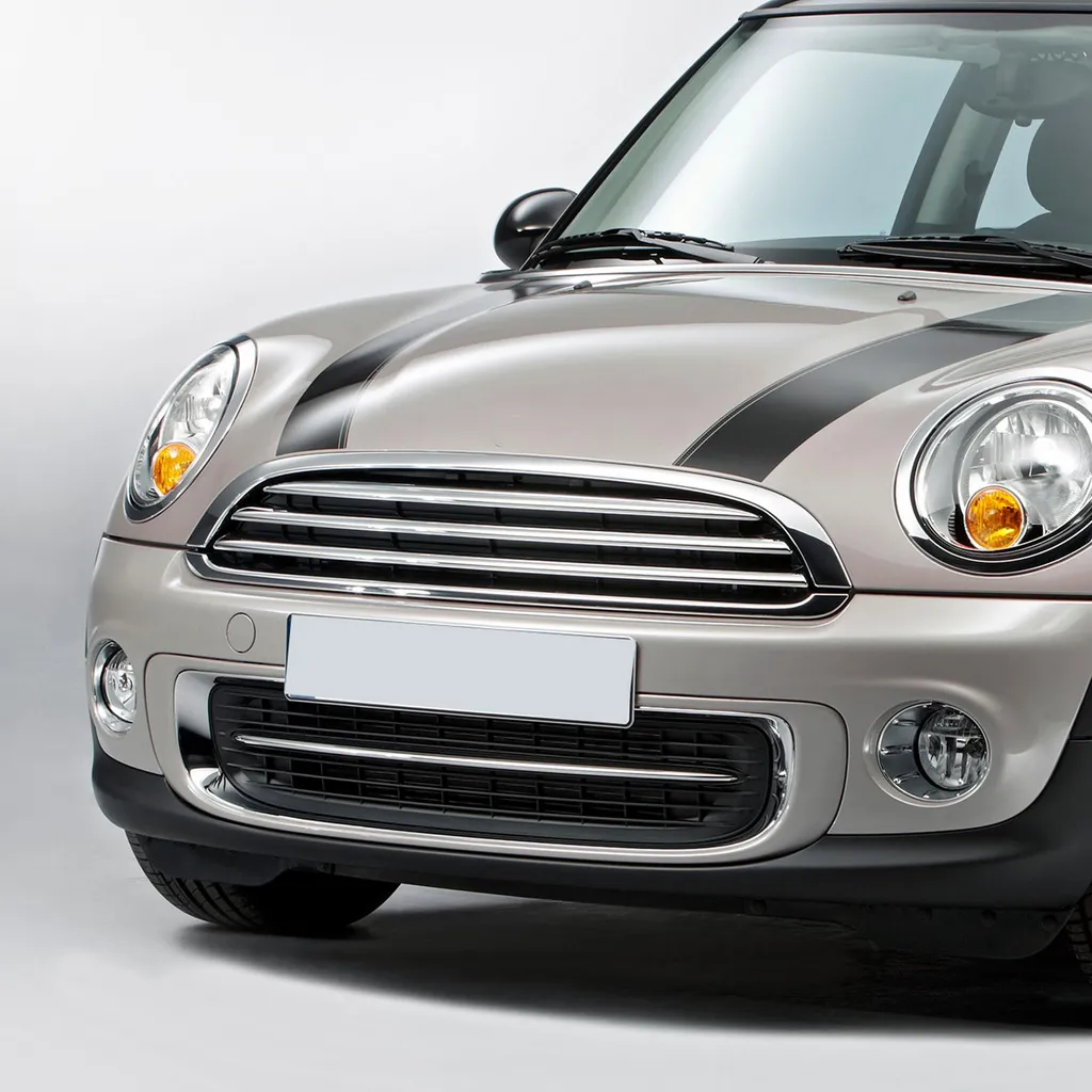 Calandre Inférieure 51112751624 pour Mini R55 R56 R57 Cooper Chrome