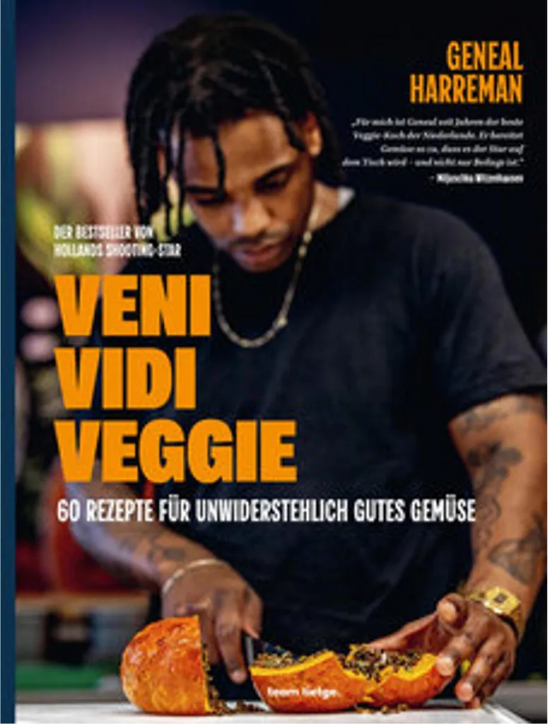 Livre de cuisine Veni Vidi Veggie avec 120 recettes végétaliennes