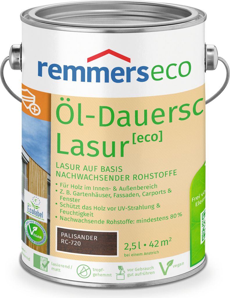 Remmers Öl-Dauerschutz-Lasur [eco] palisander (RC-720) 2,5 Produktbild 