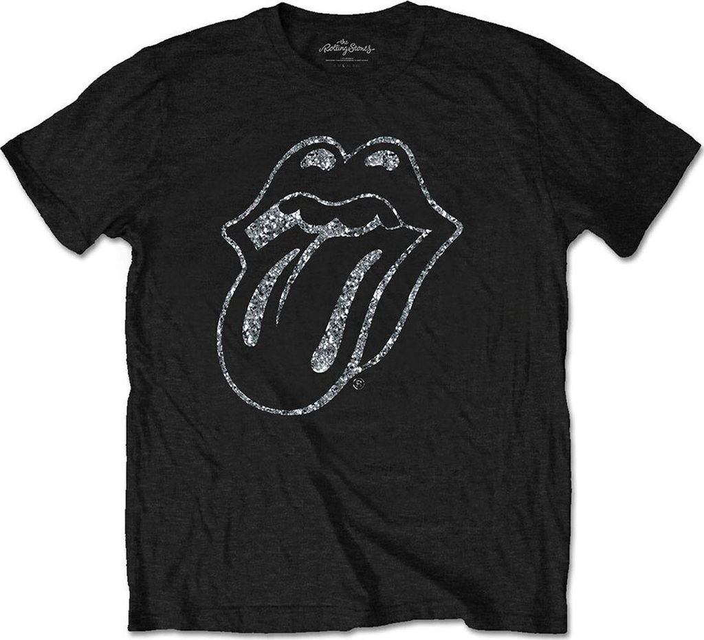 The Rolling Stones Tongue (Embellished) Black M T-Shirt Produktbild 