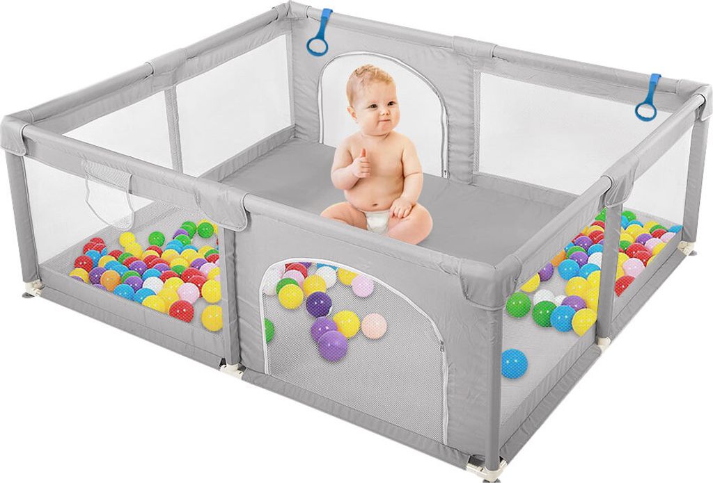 Baby Laufgitter Laufstall Absperrgitter 150*200cm Produktbild 