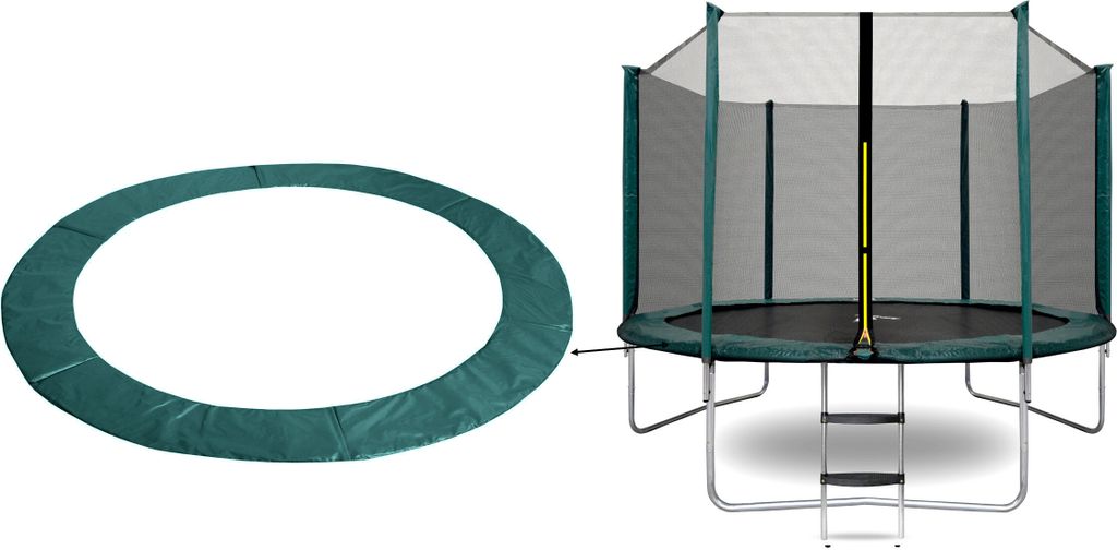 Aga Kryt pružin na trampolínu 305 cm Tmavě zelený Obrázek produktu 3