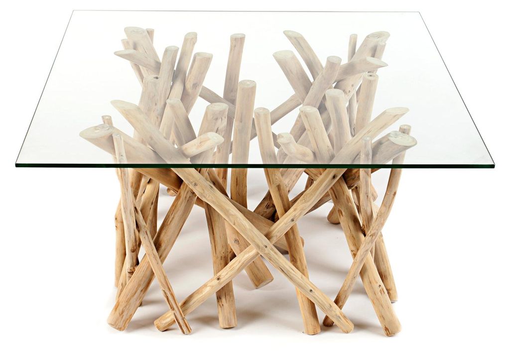 Glazen blad, 60 cm, design salontafel, modern, voor de Productafbeelding 