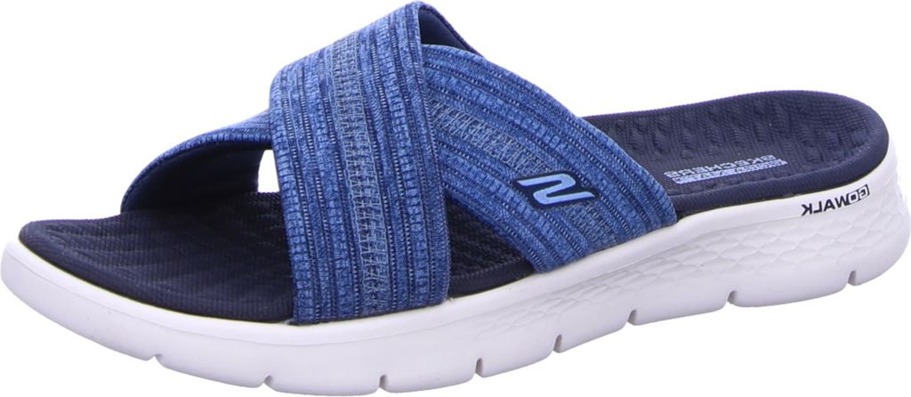 Skechers GO WALK FLEX SANDAL - IMPRESSED Damen Sandalen blau 39