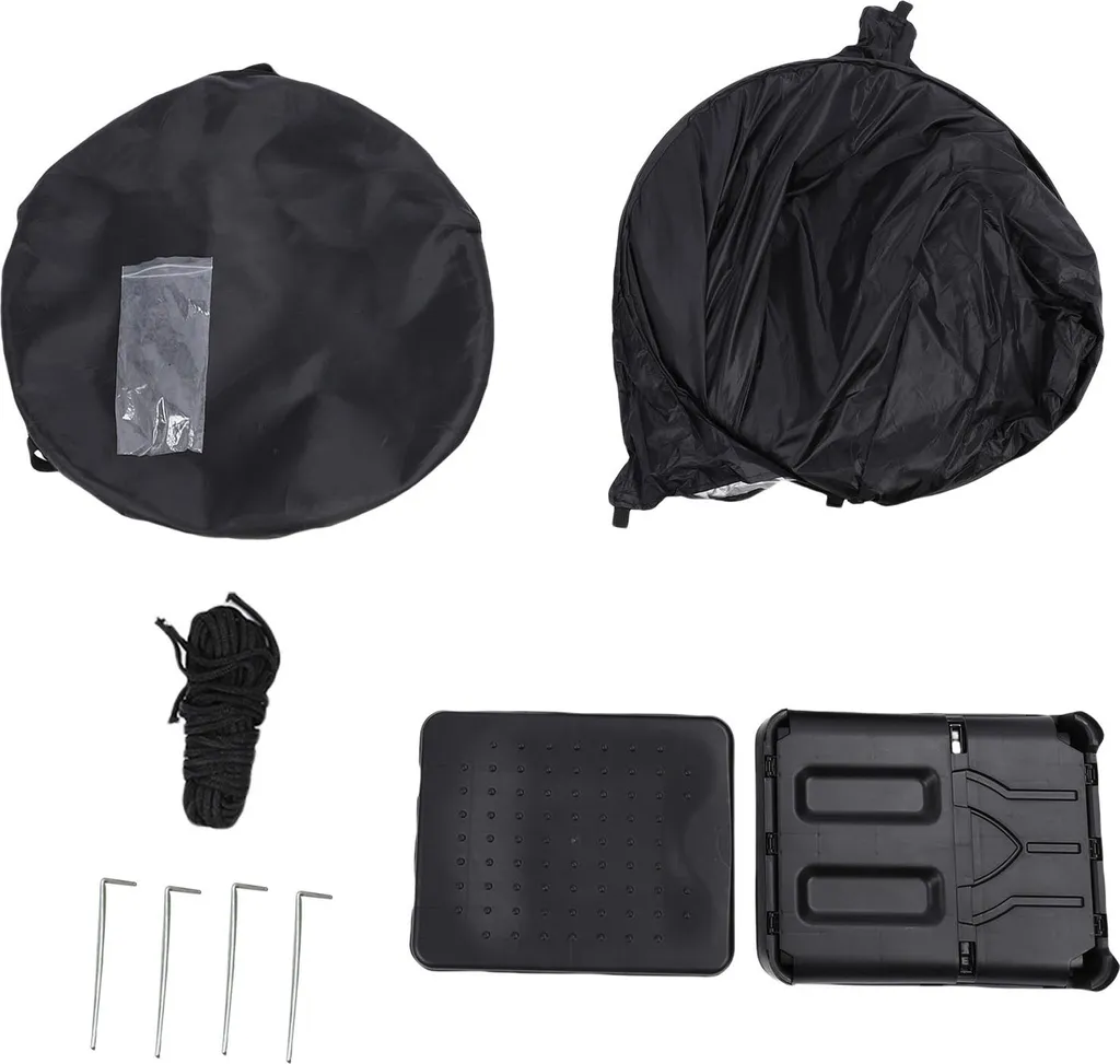 Solution toilettes portables et abri anti-regard pour camping car