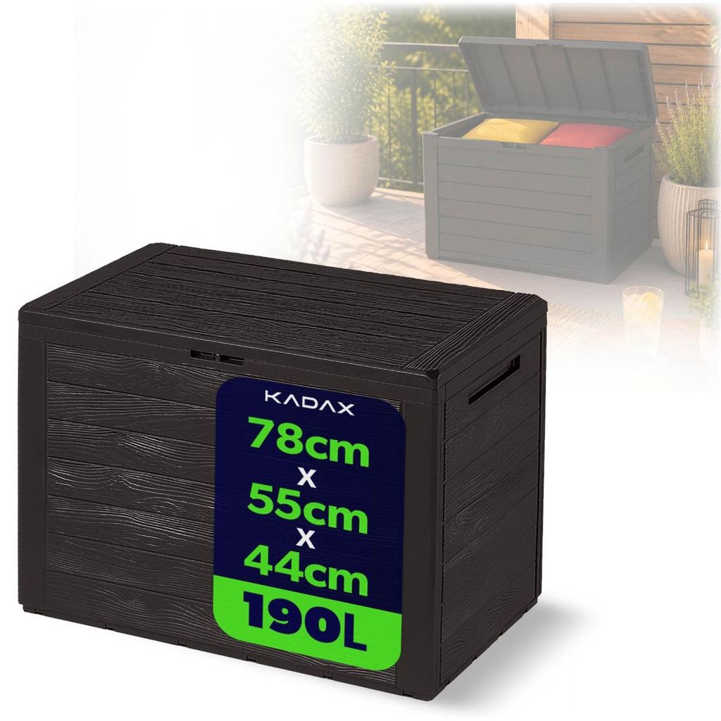 KADAX Gartenbox "Grewena", Gartenbox für Garten und Produktbild 