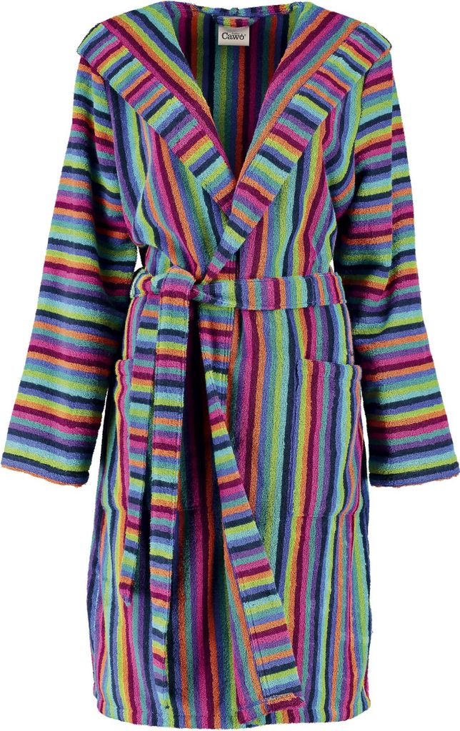 Cawö Damen-Kurzmantel mit Kapuze 7049 Farbe multicolor Größe 44/46