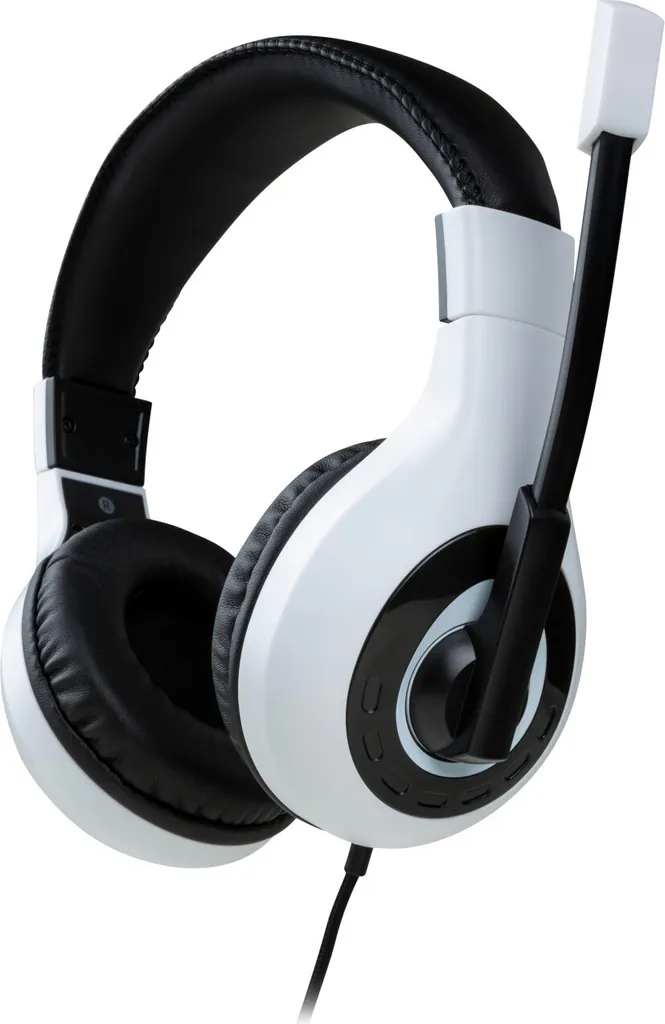 Casque Gaming BigBen V1 Stereo Blanc pour PS5 et PS4 - Micro Filaire