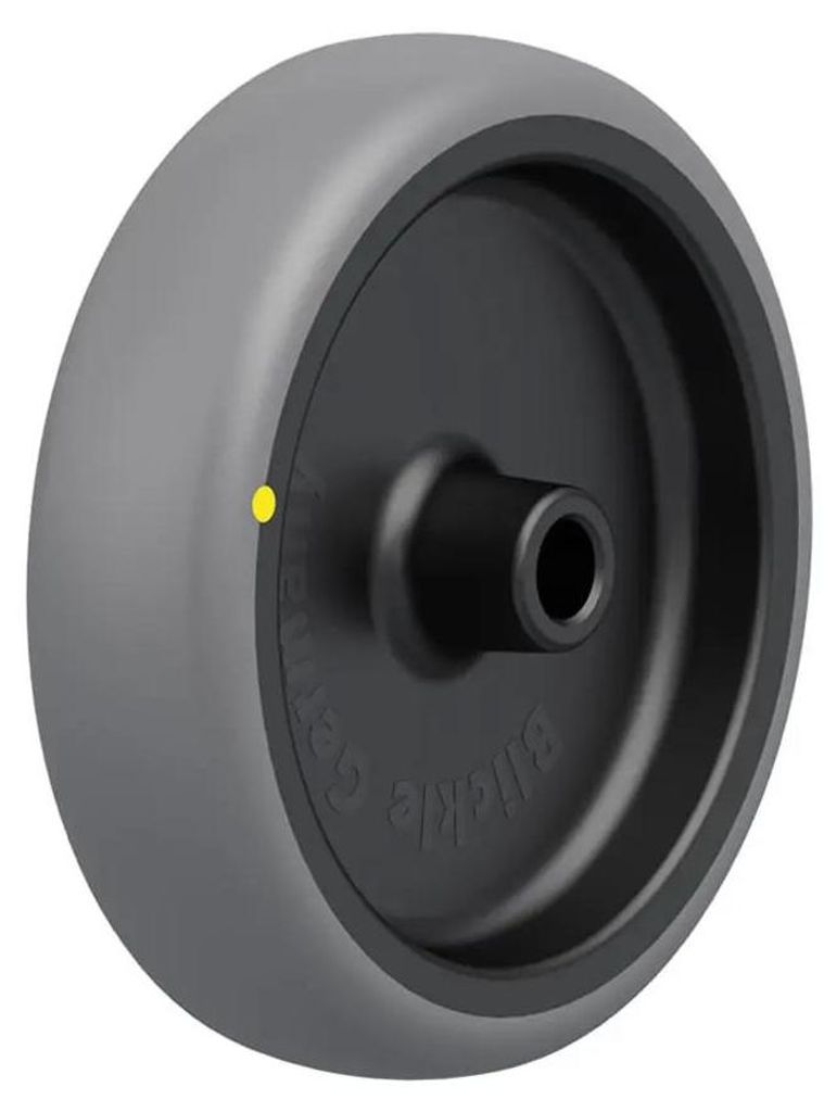 ruota da 125 mm con gomma termoplastica grigia Immagine del prodotto 