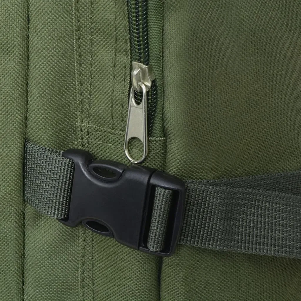 Sac à dos de l'armée 65 L vert avec sangles confort et dos aéré - 5
