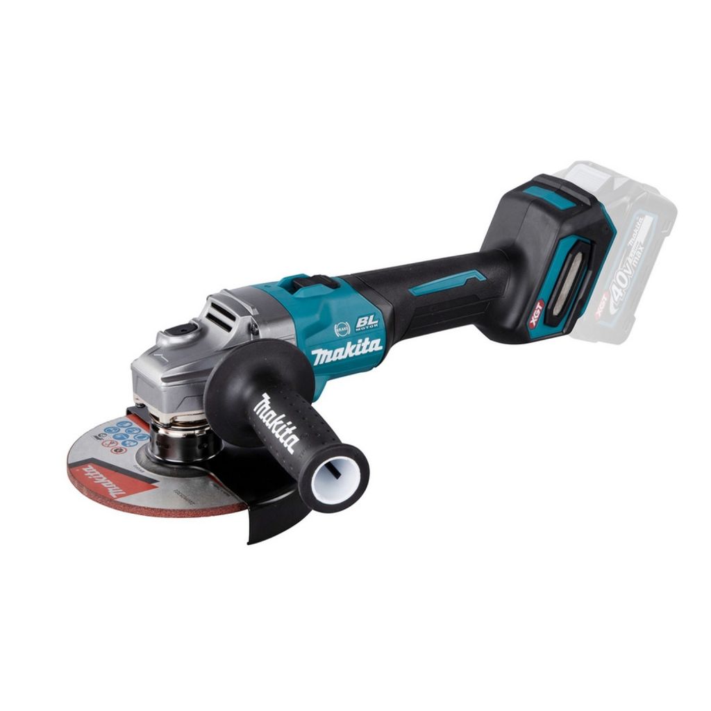 Makita Akku-Winkelschleifer GA035GZ, 40 V, incl. Schruppscheibe, Zubehör, Karton