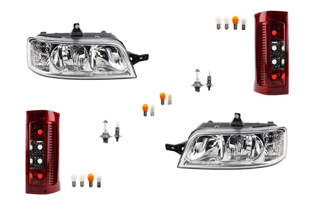 Johns, Scheinwerfer Heckleuchten Set Links Rechts passend für Fiat Ducato 244 Leuchtmi. 1328426080 1337816080 0001328426080 1347692080 6208E3 1328...
