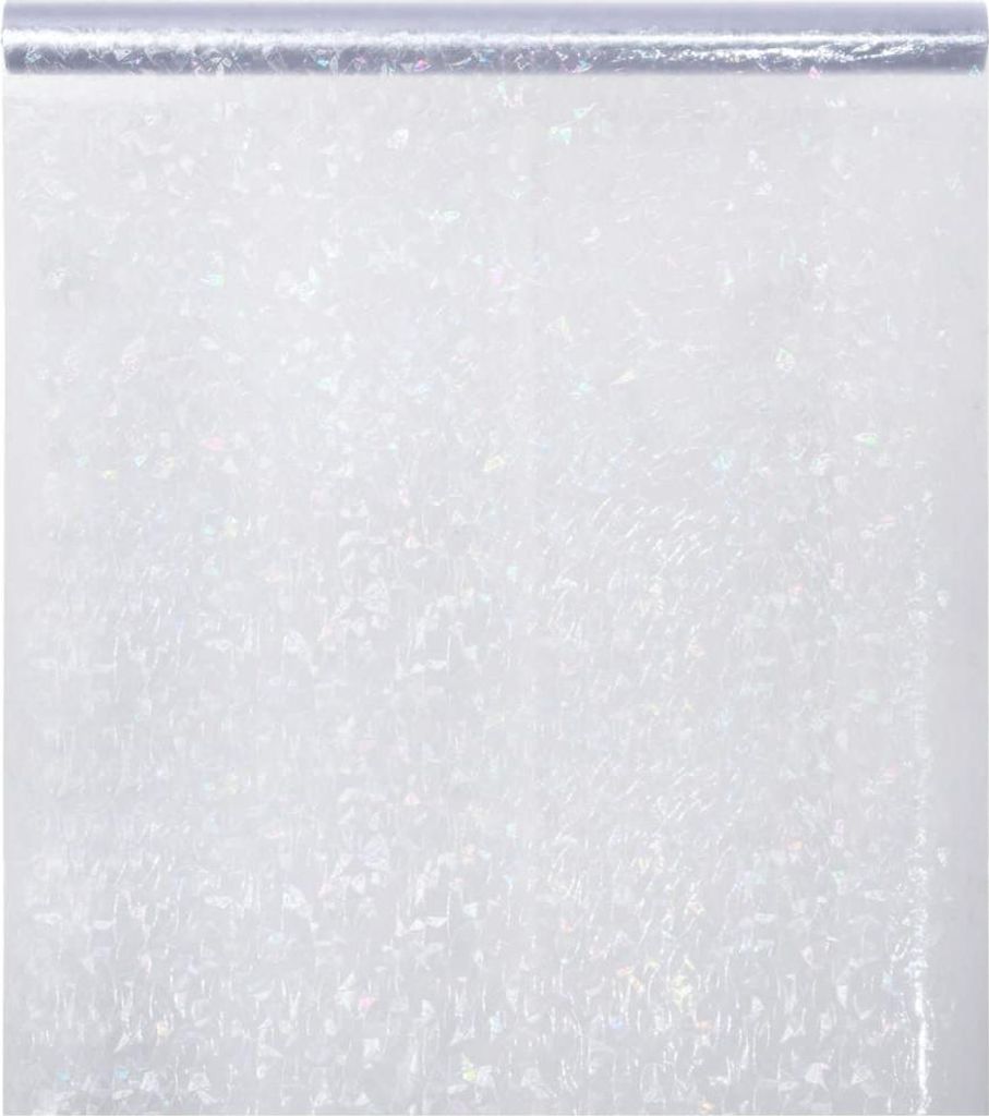 vidaXL Fensterfolie Matt 3D Regenbogen-Muster 60x2000 cm PVC