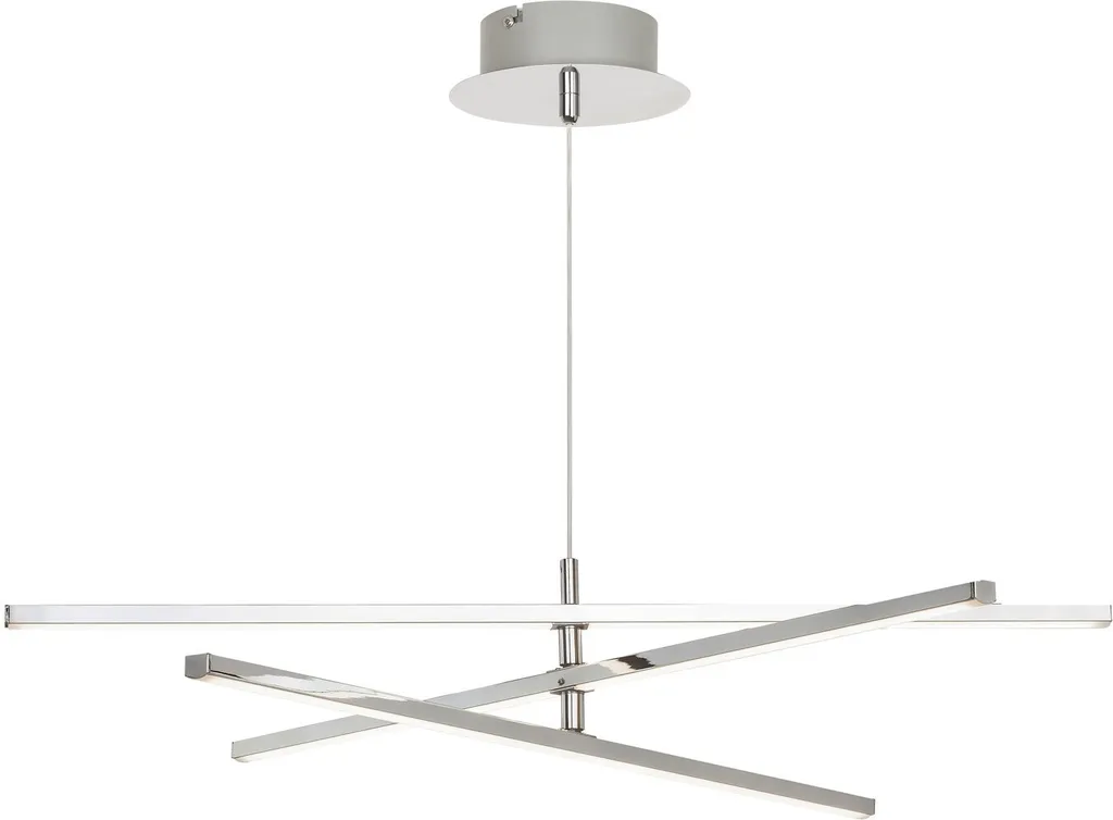 Rabalux 2480 Meredith Lampada LED 18W Sospensione Cromo | Risparmio Energetico