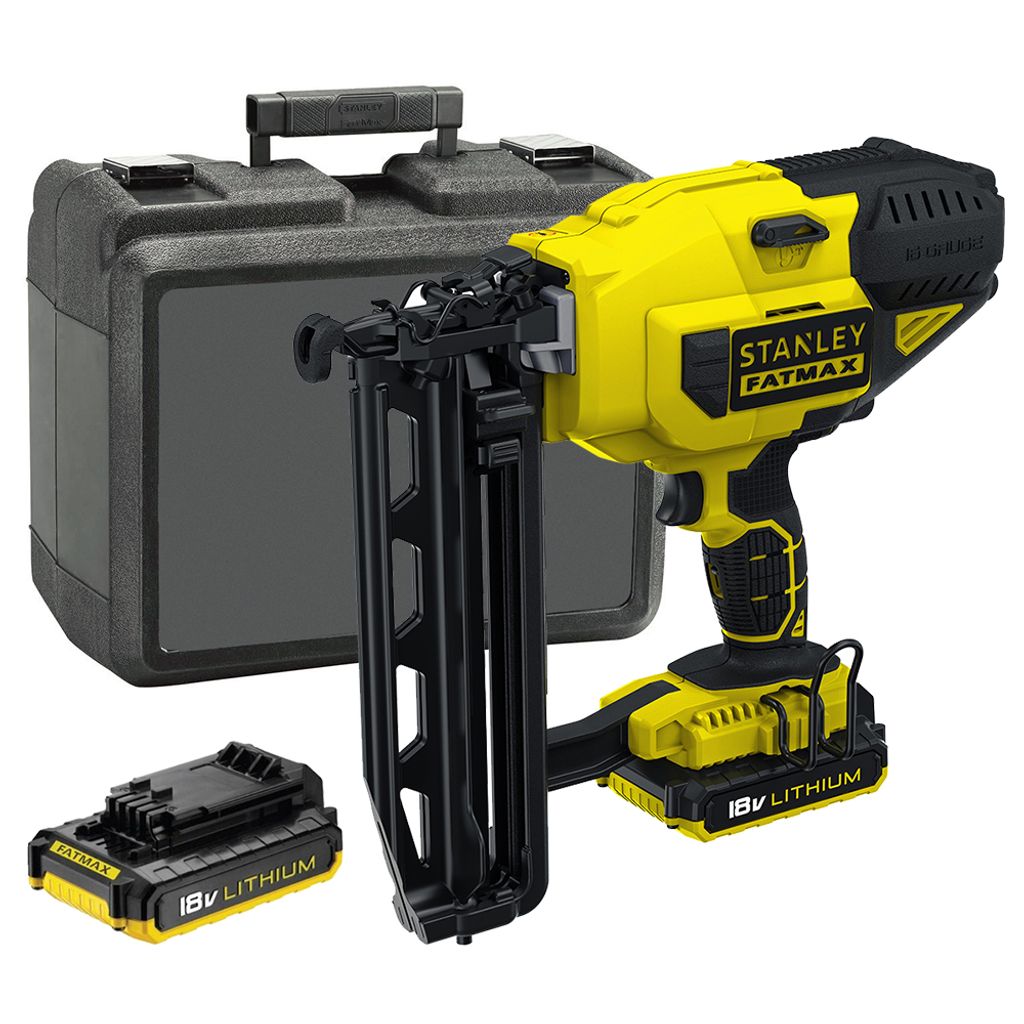 Stanley FMC792D2 Akku Nagler 18V - 2,0Ah Li-ion 16er Stifte mit 2 Akkus & Koffer