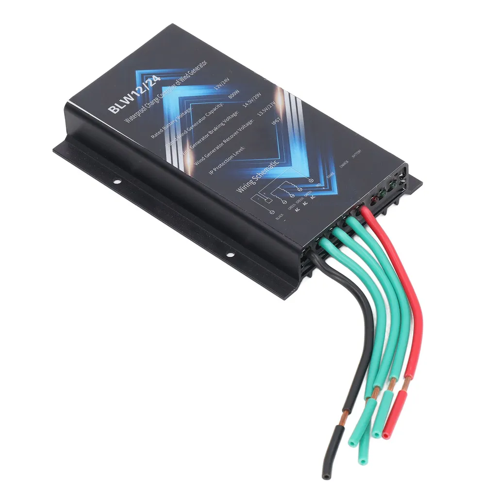 Régulateur d'éolienne 800W anti-surcharge pour batterie 12V 24V - 2