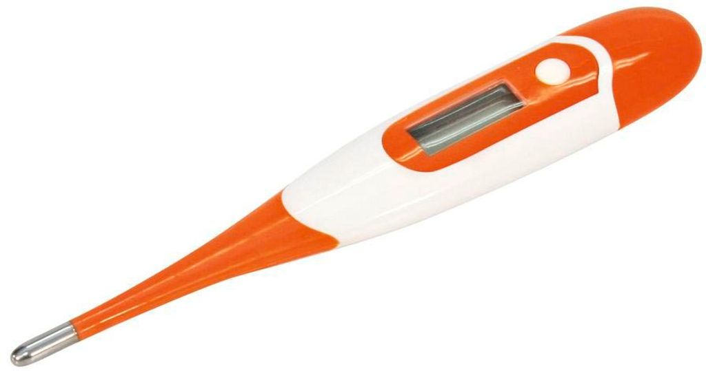 Kerbl Digital Fieberthermometer orange, Größe:0