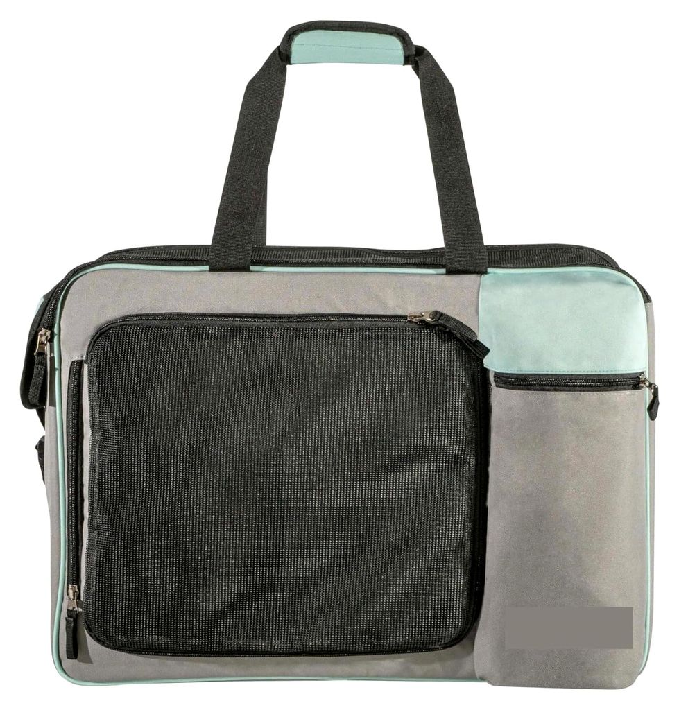Hundeflugtasche 55x40x23 cm - Wasserdicht und belastbar bis 12 kg - Komfortable Reise-Tragetasche für Hunde