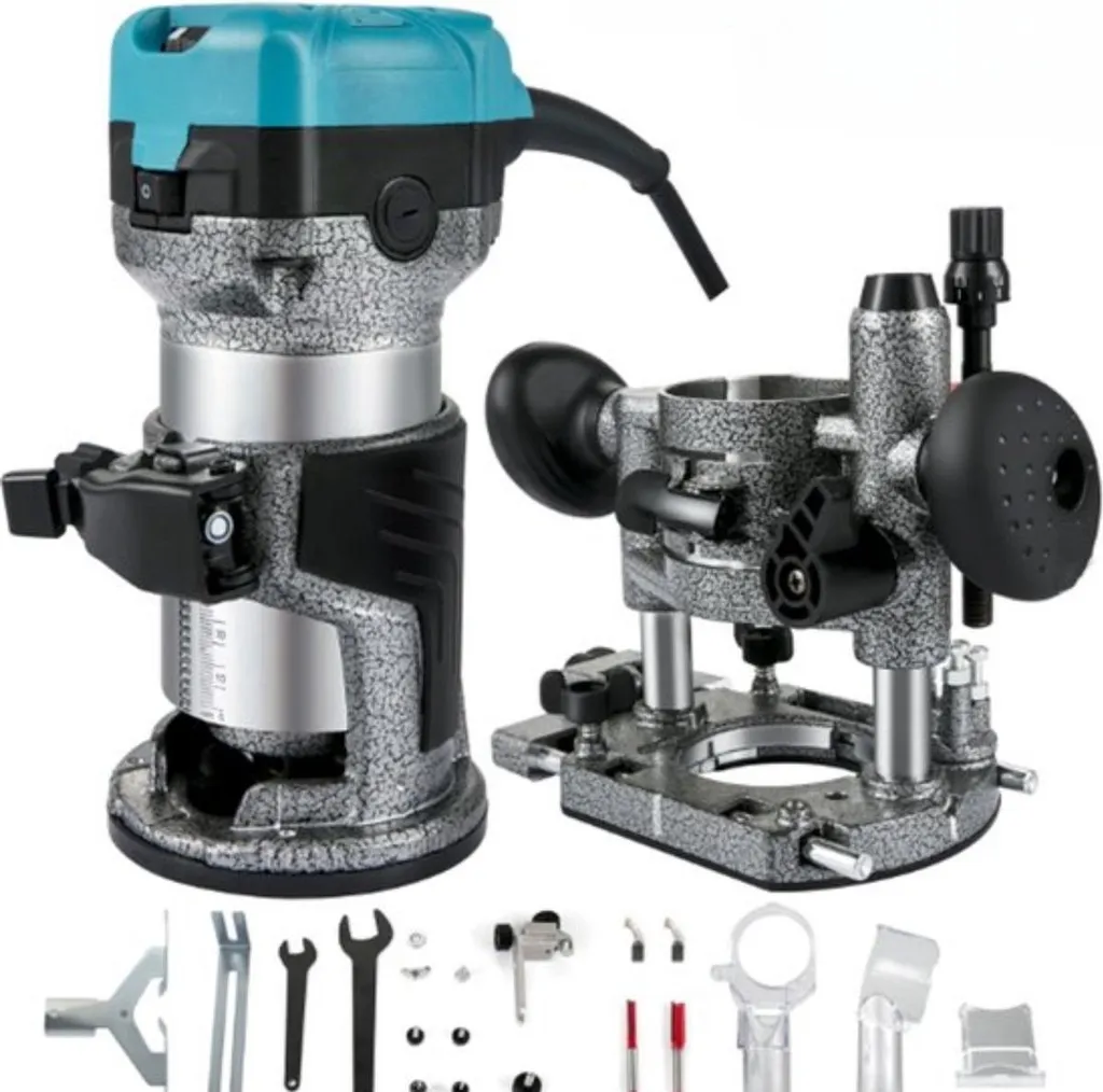 Pantografo per Legno Compatto Happyment 710W - Kit Accessori Incluso