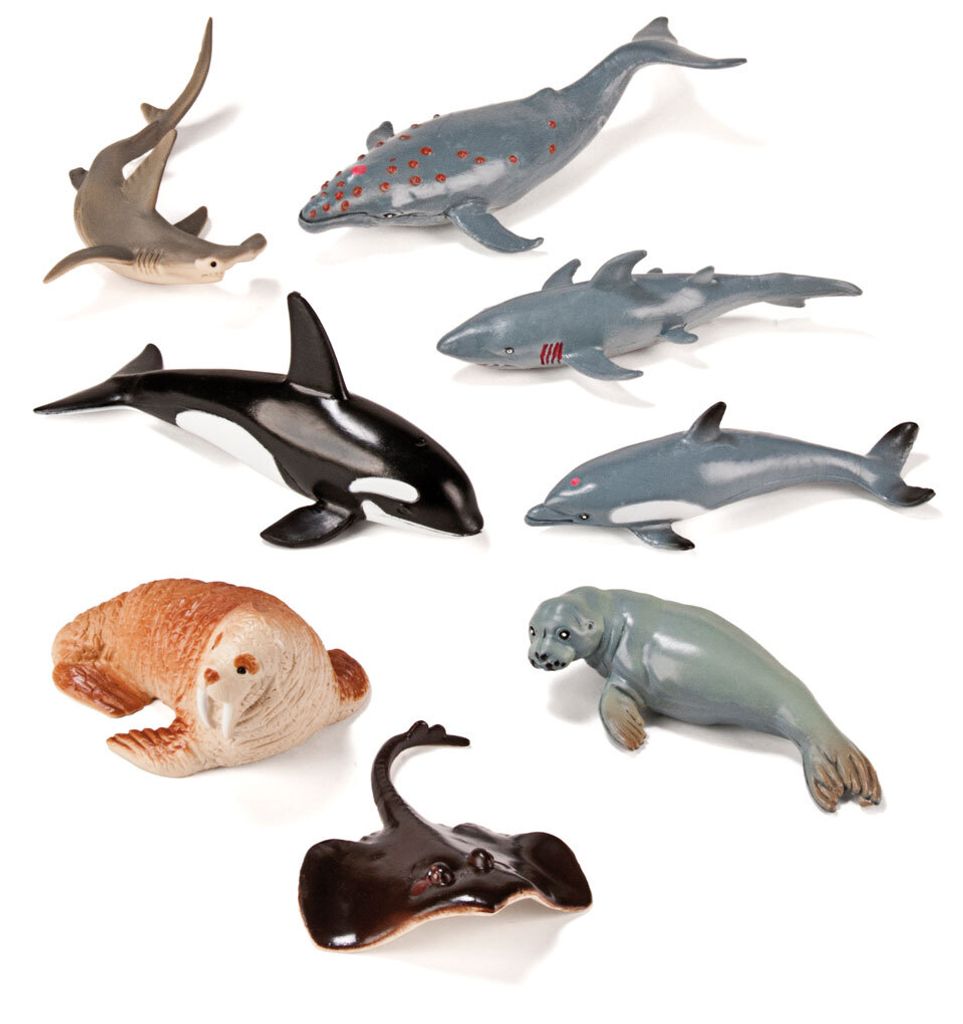 Miniland Figuren Von Meerestieren 8 Einheiten Mehrfarbig  Produktbild 